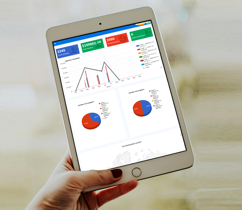 Shuttle booking software