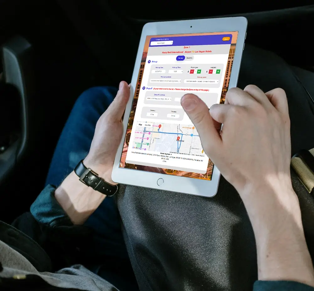 Shuttle booking software